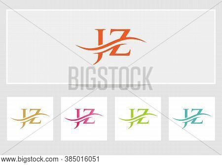 Initial Jz Logo For Luxury Branding. Elegant And Stylish Design For Your Company