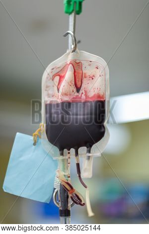 The Specialist Are Checking Continuous Renal Replacement Therapy Equipment And Injection Pump And He