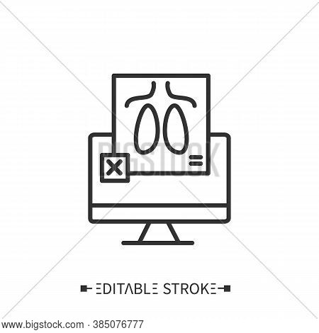 Computerized Fluorography. Lungs Examination.tuberculosis Prevention.modern Medicine Equipment.compu