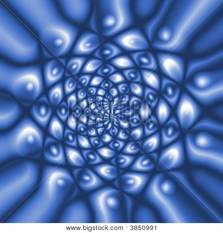 Fond bleu fleur abstraite