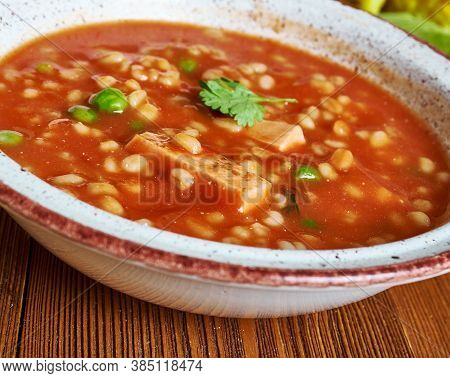 Sicilian Tomato Barley Soup