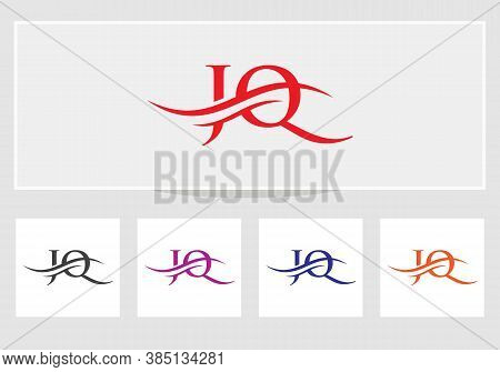 Jq Letter With Luxury Concept. Initial Jq Logo Design.