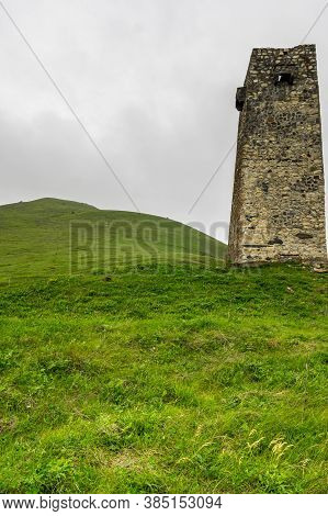 Ancient Alanian Necropolis (city Of Dead)  In Dargavs Village, North Ossetia Alania, Russia