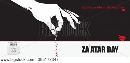 Post Card For Event September Day Zaatar Day