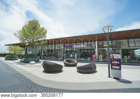 Samut Prakan, Thailand - July 28, 2020: Food Republic In Siam Premium Outlets Bangkok. Food Republic