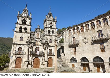 Santa Maria Das Ermidas Sanctuary In Ribeira Sacra. Galicia. Spain
