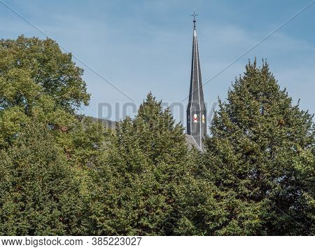 the small church of burlo village in germany