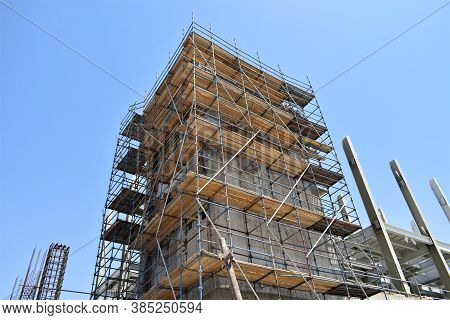 Civil Construction Site Building In Oman. Ibri, Oman : 14-09-2020