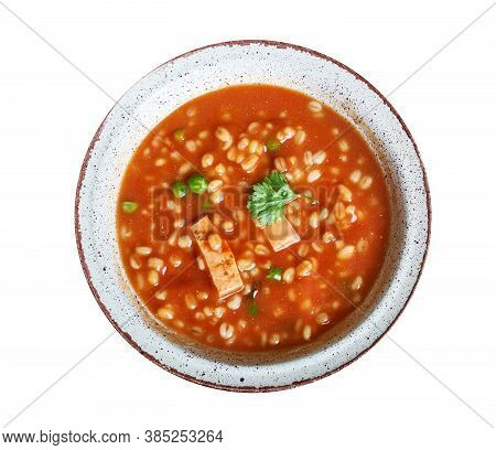 Sicilian Tomato Barley Soup