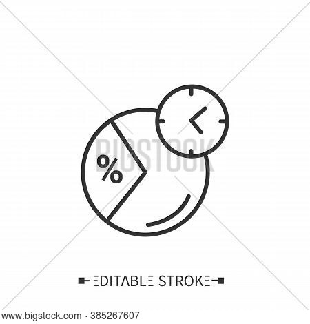 Daily Value Line Icon. Daily Nutrition Supplements Percentage. Eat Period. Portion Control. Healthy,