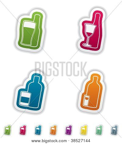 Vasos de alcohol