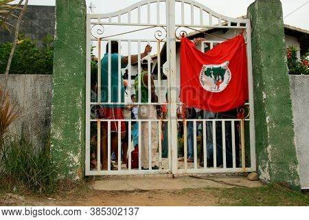 Santa Cruz Cabralia, Bahia / Brazil - November 27, 2008: Member Of The Landless Movement - Mst - Are