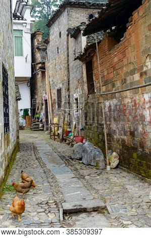 Old Town Yaoli In Jiangxi Province In China, Famous For Porcelain Production