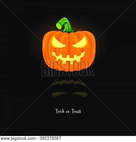 Vector Illustration Happy Halloween. Background, Postcard, Print.