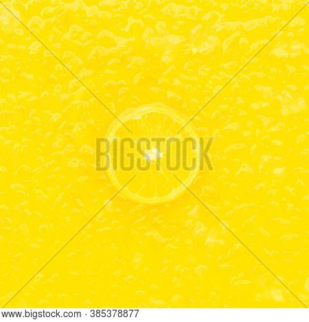 Close Up Lemonade Juice Or Fruit Drink  Background. Healthy With Refreshment Concepts