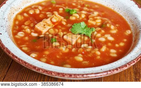 Sicilian Tomato Barley Soup