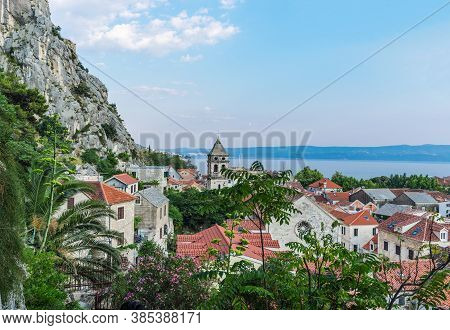 View From The Tower Mirabella Omis. Omis, Croatia.