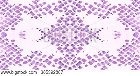 Seamless Snake Skin Pattern. Purple And Pink Rapport. Jungle Wild Wallpaper. Cobra Reptile Animal Pr