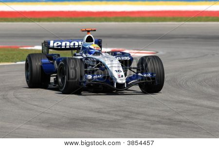 At&T Williams Fw29 Nico Rosberg Alman Almanya F1 Sepang Malezya 2007