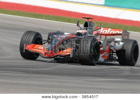 Vodafone Mclaren Mercedes Mp4-22 Fernando Alonso španělské Španělska F1 Sepang Malajsie 2007