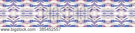 Boho Watercolor Pattern. Seamless Tie Dye Rapport. Ethnic Persian Design. Abstract Kaleidoscope Moti