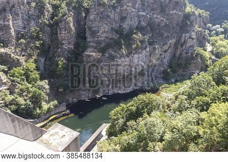 Ladscape Of Krichim Reservoir At Rhodopes Mountain, Bulgaria