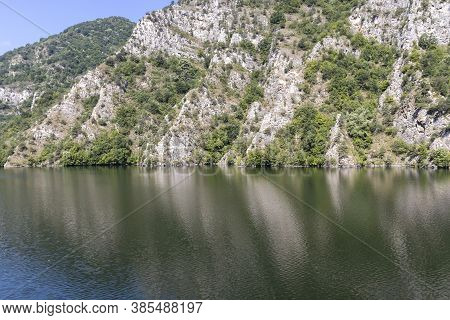 Ladscape Of Krichim Reservoir At Rhodopes Mountain, Bulgaria