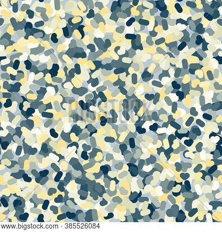 Flecktarn Camouflage Seamless Pattern Background. Vector Illustration.