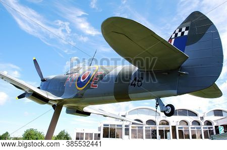 Royal Air Force (raf) Museum / Hendon, London, Uk - June 29, 2014: A Spitfire On Display At The Main
