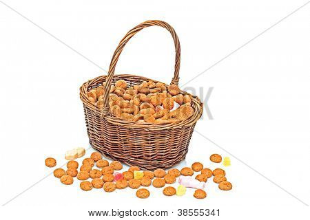 Sepeti dolu gingernuts ve tatlılar 5 Aralık