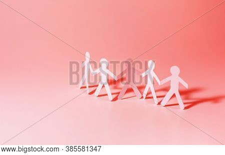 Social Distancing With Covid-19 Virus Outbreak.pandemic Situation Of Corona Virus.protection And Saf