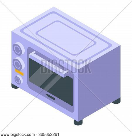 Convection Oven Grill Icon. Isometric Of Convection Oven Grill Vector Icon For Web Design Isolated O