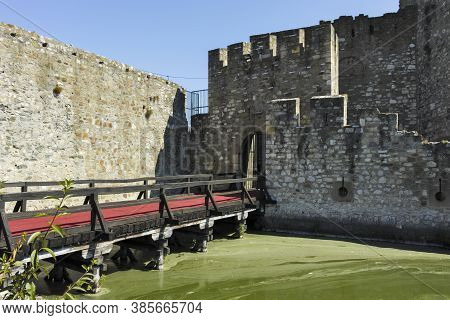 Smederevo Fortress At The Coast Of The Danube River, Serbia