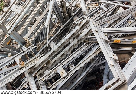 Scrap Yard, Metal For Recycling, Acceptance Of Non-ferrous Metal.