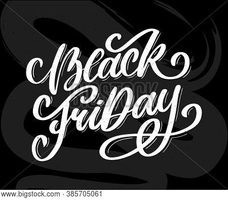 Black Friday Calligraphic Designs Retro Style Elements Vintage Ornaments Sale, Clearance Vector Lett