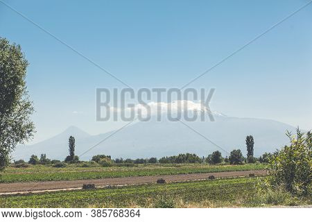 Beautiful View. Arara T Mountains From  Armenia
