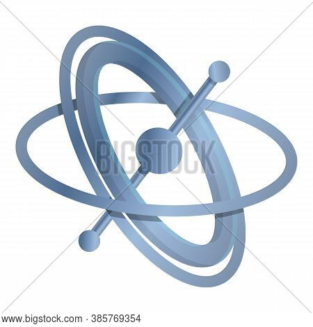 Gyroscope Attitude Icon. Cartoon Of Gyroscope Attitude Vector Icon For Web Design Isolated On White 