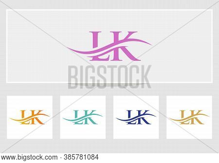 Initial Lk Logo For Luxury Branding. Elegant And Stylish Design For Your Company