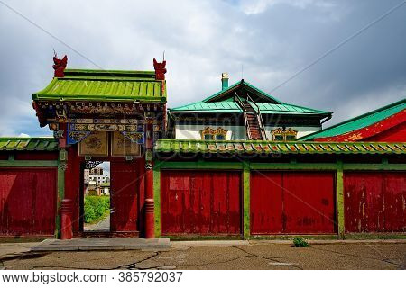 Ulaanbaatar. Mongolia. June 08, 2015. Architecture Of The Palace Of The Last Emperor Bogdo-gegen Vii