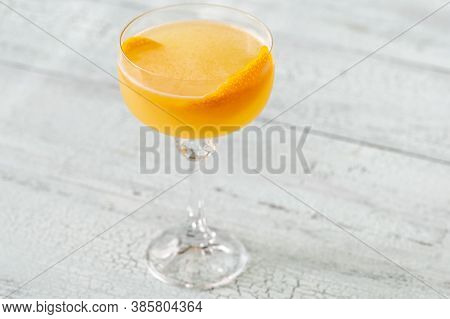 Glass Of Bee's Knees Cocktail