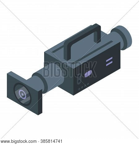 Tv Camcorder Icon. Isometric Of Tv Camcorder Vector Icon For Web Design Isolated On White Background