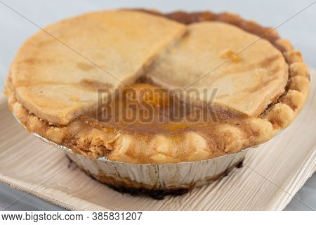 Home Cooked Meal Finishes With Peach Cobbler Pie And Will Taste As Delicious As It Looks.