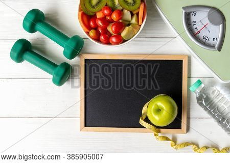 Nutrition Start Up Workout And Diet Health Plan.  Sport Exercise Equipment Workout And gym With Nutr