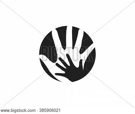 Hand Care Logo Template Vector Icon