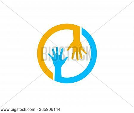 Hand Care Logo Template Vector Icon