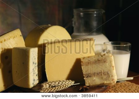 치즈와 우유