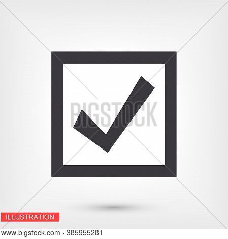 Chec Outline Icon Isolated On Background. Chec Symbol For Website Design, Mobile App, Chec Logo, Use