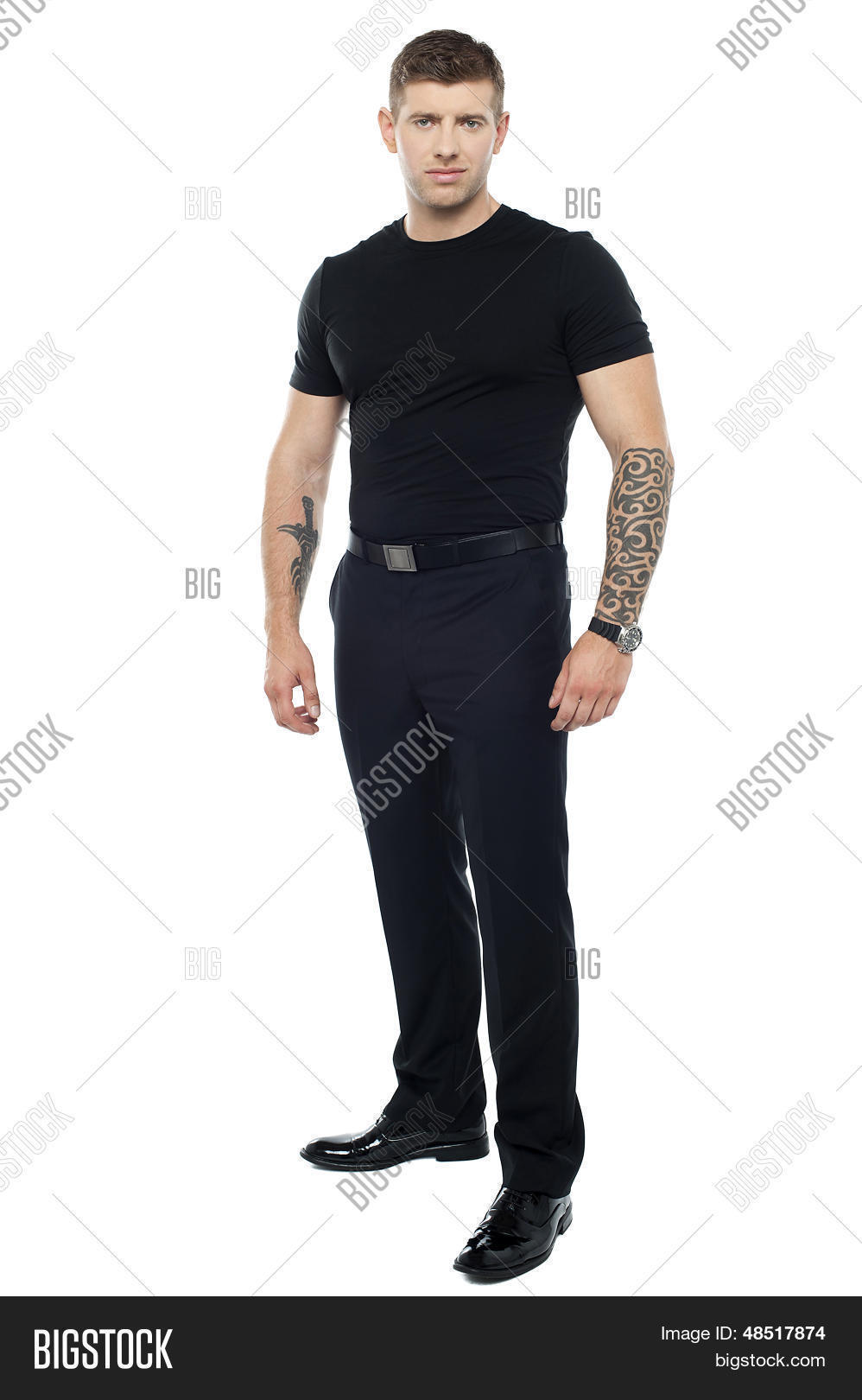 Strong Male Bouncer. Image & Photo (Free Trial) Bigstock
