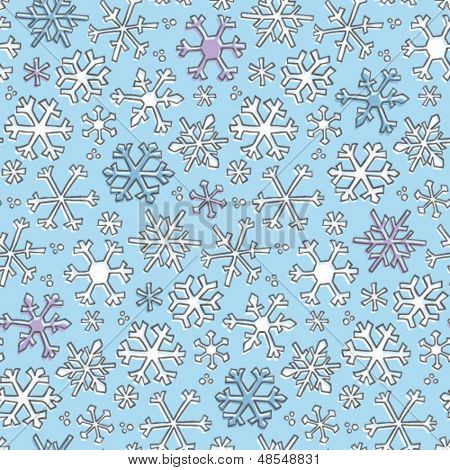 Snowflake Seamless Pattern