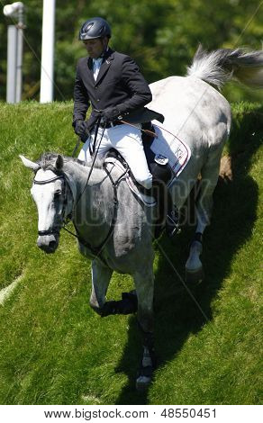 26/06/2011 HICKSTEAD Inghilterra, CASANOVA cavalcato da Matthias Granzow (GER) di proprietà di t Mario Bohn (GER)